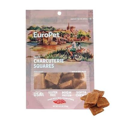 French Charcuterie Squares - Premium, Healthy Dog Treats | Real, High Protein - Gluten Free | European Inspired, Soft & Chewy | Made in The USA |