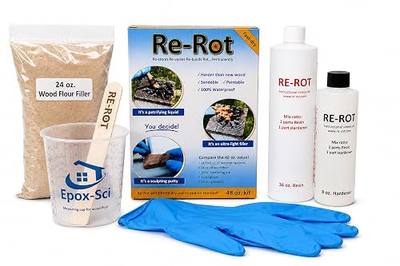 Re-Rot 48 oz Rot Fix / 16 oz Hardening Resin - 8 oz Hardener - 24 oz Filler