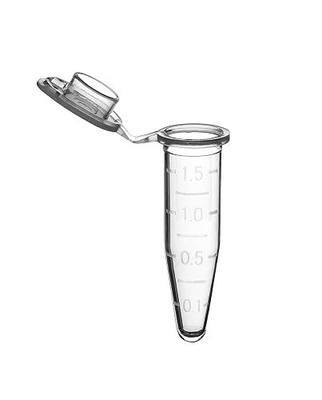 XProls™ 1.5ml Microcentrifuge Tube Snap Cap, Polypropylene Graduated Clear (Pack of 500)