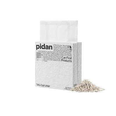 pidan Tofu Cat Litter Clumping,Flushable,Plant Based Litter 2 Pack | Natural Ingredients,Odor Control,Dust Free,Less Scattering,Pellets,Fast Drying(5.3lb×2bags)