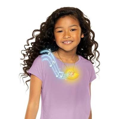 Disney The Little Mermaid Ariel Seashell Necklace with Light-Up Feature and Ariel's Singing Voice! Toy Necklace for Girls Role Play and Dress-Up Time!