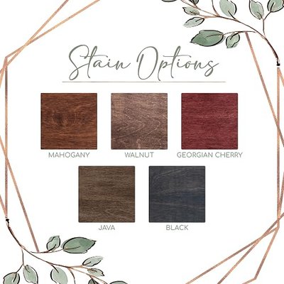 Personalized Wedding Guest Book Alternative with Couple's Names & Date, 5 Colors, 4 Sizes, Rustic Wedding Decorations, Includes Signing Marker, D1