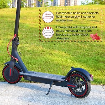 BANGTING 2PCS 8.5x2 inches Solid Tires for Electric Scooter, 8 1/2 x2 Tire for Gotrax GXL V2 / XR/APEX, 50/75-6.1 Tire Replacement for Xiaomi Pro 2 / M365 / 1S and All 8.5'' Scooter Tires