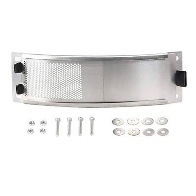 Stainless Steel Draft Door for Big Green Eggs Large/Medium | Adjustable Bottom Vent Replacement with Heavy-Duty Mesh | Kamado Grill Accessories Compatible