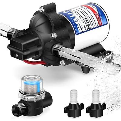 RV Pump Replace for 2088-422-144,12V 3.3GPM Diaphragm Water Pump, 45Psi 1/2MNPT Connection, Great for RV or Any Other Water Delivery Purpose
