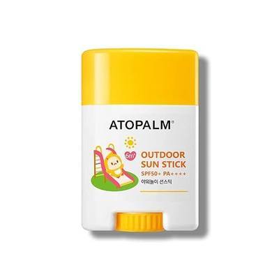 ATOPALM Outdoor Sun Stick SPF50+ PA++++, 0.74 oz (21g) | Matte Mineral Sunscreen Stick | Non-Greasy Face SPF | Korean Outdoor Sun Protection | Soothing Skin Care | SPF Moisturizer