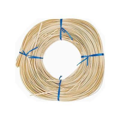 1/8" Flat Oval Reed - 1 Pound Coil - Rattan Reed for Basket Weaving, Wicker Furniture Repair and Weaving Projects - UA-18FOR