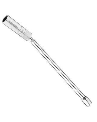 WORKPRO 14mm Magnetic Swivel Spark Plug Socket | Only for 14mm Spark Plugs, 12" Total Length, 3/8" Drive, 360° Thin Wall 12 Point Socket