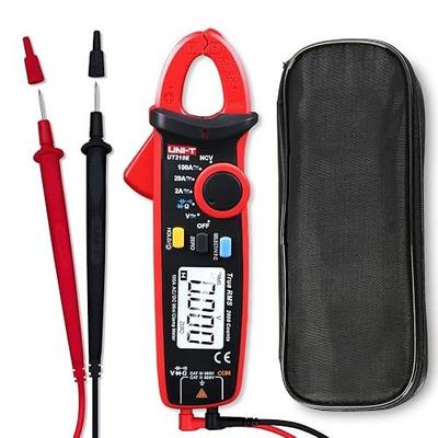 UNI-T UT210e Digital Clamp Meter Multimeter | AC DC Amp Meter, True RMS, 2000 Counts Voltmeter, Continuity Tester Capacitor, HVAC Tool Multi Tester