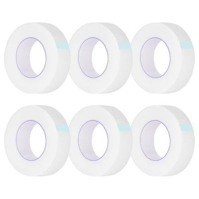 Kirecoo 6 Rolls Breathable PE Eyelash Extension Tape, Transparent | Latex-Free, No Sticky Residue, Gentle Adhesive, 9m/10 Yard Per Roll, Professional Supplies For Lash Lift & Makeup