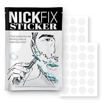 NICK FIX Shaving Patch Gifts for Men, Stocking Stuffer & Christmas Gift | Holiday Shaving & Beard Care Kit, Travel Grooming Gift for Dad, Husband or Him, Styptic Pencil Alternative