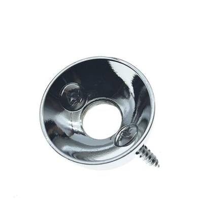 KAISH Chrome Brass American Thread Electric Guitar Jackplate Electrosocket Jack Plate for FD American/MIM Style Tele/Telecaster