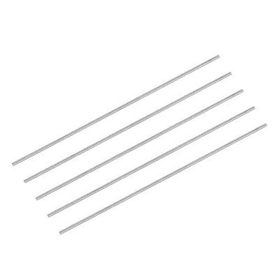 uxcell Round Steel Rod, 0.8mm HSS 63-65 HRC Lathe Bar Stock Tool 60mm Long for Shaft Gear Drill Lathes Boring Machine Turning Miniature Axle 5Pcs