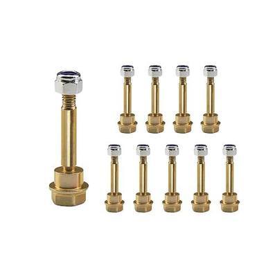 Thaekuns 10PK 192090 188243 19863 Auger Shear Pins and Nut Bolt Kits for Husqvarna Poulan AYP SnowThrowers Replaces for 532192090 532198636 588077501 585511801 and 179828 88009
