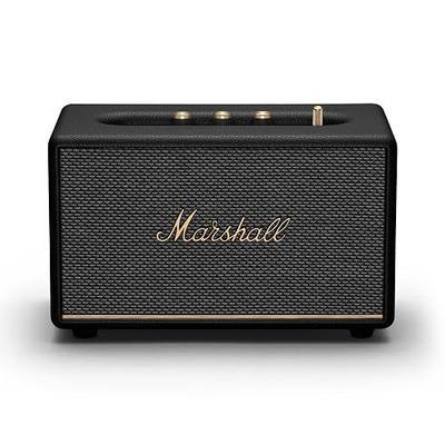 Marshall Acton III Bluetooth Home Speaker - Loud Stereo Sound with Bass and Treble Controls | Plug-in Powered | 3.5mm Aux Input - Black