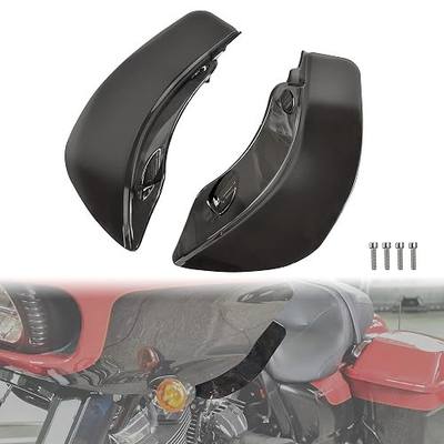 Wide Wind Deflector for Harley Touring 15-21 Accessories, Smoked | Fairing Air Deflectors, Side Wind Windshield for Road Glide FLTRXS FLTRX FLTRUSE FLTRU FLTRK, PC Plastic, Easy Installation