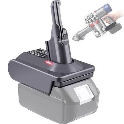 for Dyson V8 SV10 Battery Adapter for Makita 18V Battery to for Dyson V8 Animal Fluffy Motorhead Handheld Vacuum Converter (MT18V8 Adapter only)