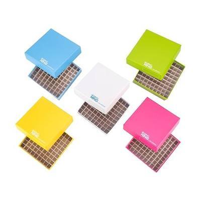 81-well Cryo Boxes, 2 Inch Cryoboxes, Assorted Color, Bag of 5 | Durable Cardboard Cryobox, Stable from -196° C to 121° C, Removable Divider, for Lab Cryovial Storage