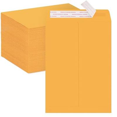 ACSTEP Manila Envelopes Self Seal 9 x12 100pack, Yelllow Manilla envelopes 9x12 for Mailing, Catalog | PPrintable Letter Security Envelopes, Peel and Seal Closure, Ideal for Mailing, Organizing Documents, Photos and Storage