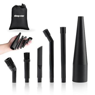 Shop-Vac Micro Cleaning Nozzle Kit, 1-1/4" Vacuum Attachments, 6 Pieces | Detailed-Cleaning Attachments for Compact Wet Dry Shop Vacuum, Storage Bag Included