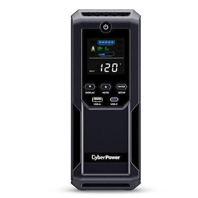 CyberPower CP1500AVRLCD3 Intelligent LCD UPS Battery Backup | 1500VA/900W, 12 Outlets, 2 USB Ports, AVR, Mini Tower, UL Certified