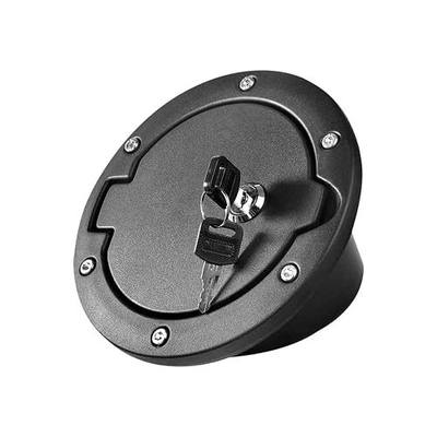 Fuel Filler Door Locking Gas Tank Cap Cover Compatible with 2007-2018 Jeep Wrangler JK JKU Sport Rubicon Sahara Unlimited