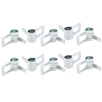 uxcell 20pcs 4mm Spring Band Type Action Fuel/Silicone Vacuum Hose Pipe Clamp Low Pressure Air Clip Clamp, Zinc Plated