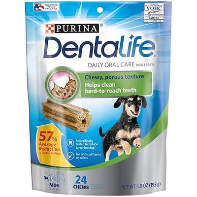 Purina DentaLife Daily Oral Care Mini Dog Treats - 24 ct. Pouch