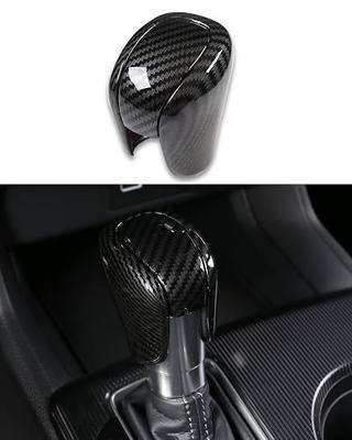 for 2023 2024 2025 2026 Honda CRV Gear Shift Knob Cover, for Civic 2022-2026 Interior Protector Trim Sticker, for Accord 2018-2026 Automatic Transmission CVT Boot Change Lever Decal -Carbon Fiber