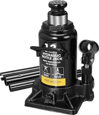 Big RED 12 Ton (24,000 LBs) Torin Hydraulic Car Bottle Jack for Auto Repair and House Lift, Blue, AT91207UR