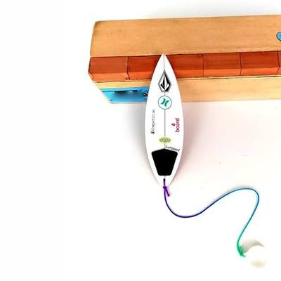 Finger Surfboard/Rad Fingerboard Toy/Surf The Wind/Mini Board for Kids and Surfers Hone Surfer Skills