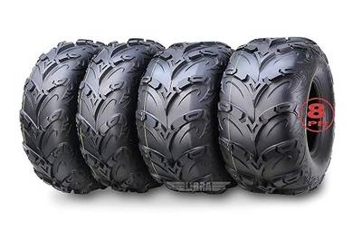 WANDA Prem 8PR ATV Tires 22x7-11 22x10-9 for Honda Recon250 Suzuki Ozark250 | Paterned Mud Sling Performance Tread Desing Heavy Duty 8 Ply rated