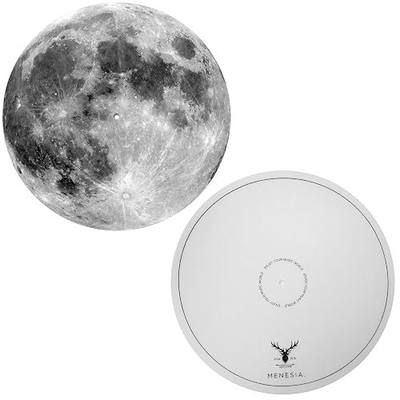 12 Inch Turntable Mat, Record Player Slipmat (Moon) | Felt Anti-Static Turntable Mat, for Vinyl LP Record Player