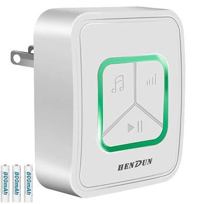 Hendun Power Failure Alarm, GFCI Circuit Failed Dector Alerter, Smart Power Outage Reminder for Deep Freezer in Garage, Circuit Breakers GFCI Trip Alarm(Rechargeable Batteries Included)