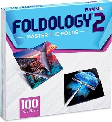 FOLDOLOGY 2 - Master The Folds (Expansion Pack). Puzzle Game for Tweens, Teens, and Adults. 100 Origami Brain Teasers. Ages 10+