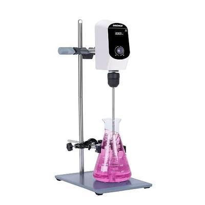 Electric Overhead Stirrer Mixer Lab LCD 2000RPM Timing 20L 10000mPas | Digital Lab Overhead Stirrer Mixer Powerful Lab Stirrers Mixer High-viscosity Samples|Industry Research|Stirring Rod|Stand