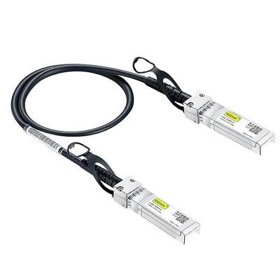 10Gtek 1.25G SFP DAC Twinax Cable - Gigabit Passive Direct Attach Copper Twinax SFP Cable for Cisco SFP-1GBASE-CU0.3M, Ubiquiti UniFi, Fortinet, Netgear, TP-Link and More, 0.3-Meter(0.98ft)