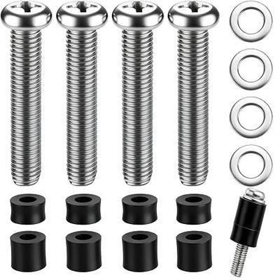 M8 Screws for Samsung TV M8 x 45mm Pitch 1.25mm TV Mounting Bolts Screws with 25mm Long Spacers Work with Samsung 42“ 50" 55" 60" 65" 70" 75" 82" TV