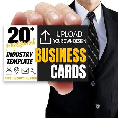 Custom Business Cards Double-Sided Personalized Stationery | Professional 300GSM Matte Paper for Small Business | 3.5x2 Inch