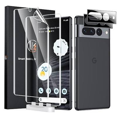 LK 2 Pack for Google Pixel 7 Pro Screen Protector + 2 Pack Lens Protector