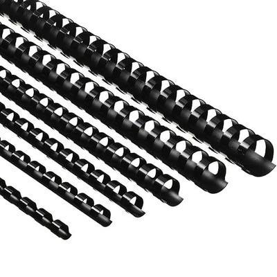 Yunsailing 150 Pack Plastic Binding Combs Plastic Binder Comb Ring 19 Ring Binding Spines Letter Size Spiral coils for Notebook Calendar(1/4 5/16 3/8 1/2 5/8 3/4 in,Black)