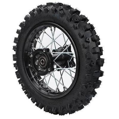 Dirt Pit Bike 80/100-10" Rear Wheel Rim Tire 3.00-10 with Rim tube tire 12mm Bearing Assembly Mini Motorcycle Wheels + Tires SSR