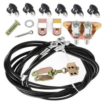 LAWETA 330-9371 Emergency Parking Brake Cable Kit Adjustable For Disc or Drum Brakes Replace 140-14415-R