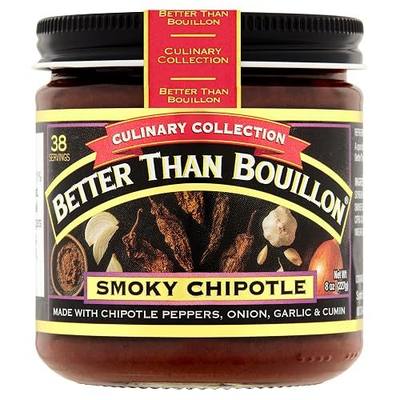 Better Than Bouillon Culinary Collection Base, Smoky Chipotle Contains 38 Servings Per Jar, 8-Ounce Glass Jar (Pack of 1) 8 Ounce (Pack of 1)