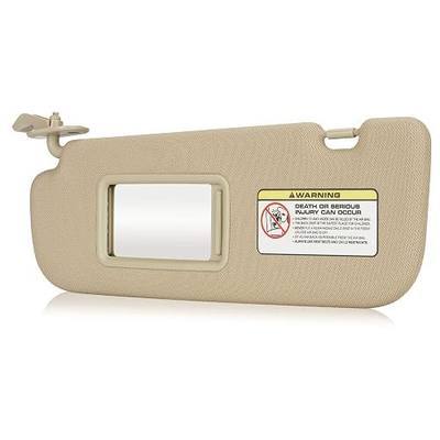 Beige Driver Left Side Sun Visor Replacement Compatible with 2011 2012 2013 2014 2015 Hyundai Elantra Replace 852103X000TX