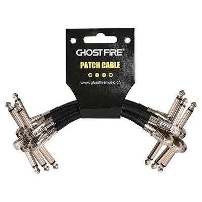 GHOSTFIRE Guitar Patch Cable - Instrument Effects Pedal Cables for Guitar Effects Pedal Board (6 inch-6Pack)