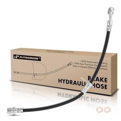 A-Premium Front Driver Brake Hydraulic Hose Compatible with Honda | for CR-V 1997 1998 1999 2000 2001 2.0L - Replace# 01465S10010