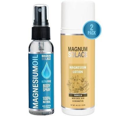 Magnesium Lotion and Magnesium Spray 2 Pack (Vanilla)
