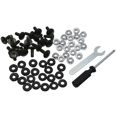 20X 6mm Fairing Plastics Guard Bolts Nuts Set 50cc 70cc 90cc 110cc 125cc Quad Pit Trail Dirt Bike ATV (M6x16mm)