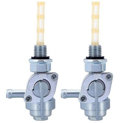 HIPA 2 Pack 90 Degree Fuel Shut Off Valve 28-1783-V Petcock 2-3KW for Generator Engine Fuel Tank